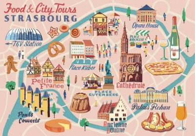 Affiche de la visite guidée culturelle et culinaire 